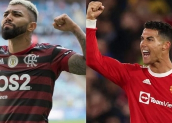 Gabigol cogita sair do Flamengo para jogar na Premier League de Cristiano Ronaldo; alvo é a Copa do Mundo de 2022