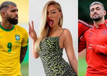 Gabigol rompe o silêncio e diz se teve caso com ex-affair de Arrascaeta