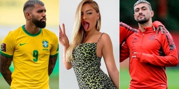 Gabigol rompe o silêncio e diz se teve caso com ex-affair de Arrascaeta