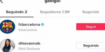 Gabi passa a seguir perfil do Barcelona nas redes sociais e aumenta rumores de transferência