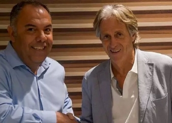 Jorge Jesus estaria magoado com Marcos Braz e Bruno Spindel após acerto do Flamengo com Paulo Sousa