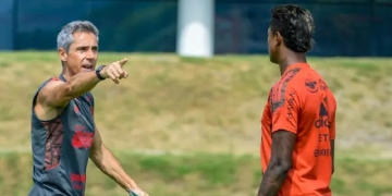 Bruno Henrique foi multado por Paulo Sousa causando discussão entre treinador e atacante