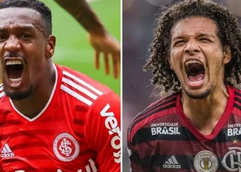 Vale a troca? Internacional pretende oferecer Edenílson ao Flamengo em troca de Willian Arão