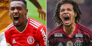 Vale a troca? Internacional pretende oferecer Edenílson ao Flamengo em troca de Willian Arão