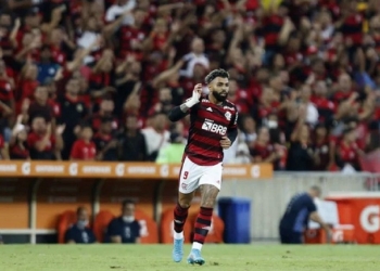 Gabigol ironiza os seus críticos após marcar na vitória do Flamengo sobre no Talleres: ‘HAHAHAHAHAHA #foragabigol’