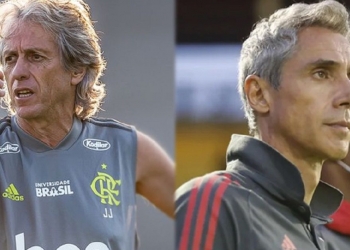 Números de Paulo Sousa são melhores que os de Jorge Jesus nos primeiros 17 jogos sob o comando do Flamengo