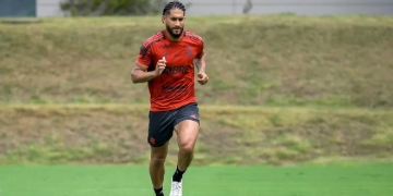 Pablo treina normalmente e pode estrear pelo Flamengo nesta quarta-feira contra o Palmeiras