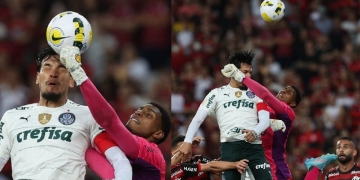 Polêmico tuíte do Palmeiras tenta achar pênalti onde não existiu e clube é massacrado pela torcida do Flamengo nos comentários
