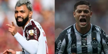 Hulk e Gabi trocam farpas após lance criminoso; jogador do Atlético-MG fala em ‘nível mundial’