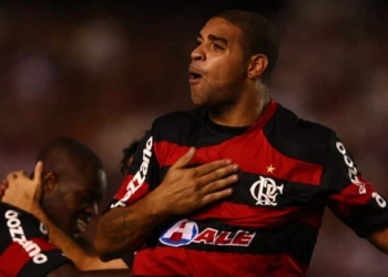 Adriano Imperador planeja retorno aos gramados e quer vestir a camisa do Flamengo ao lado de Gabi