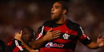 Adriano Imperador planeja retorno aos gramados e quer vestir a camisa do Flamengo ao lado de Gabi