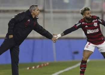 Após noite histórica, Gabigol manda recado a ex-atacante do Vasco que lhe ironizou: ‘vai ter que falar de mim’