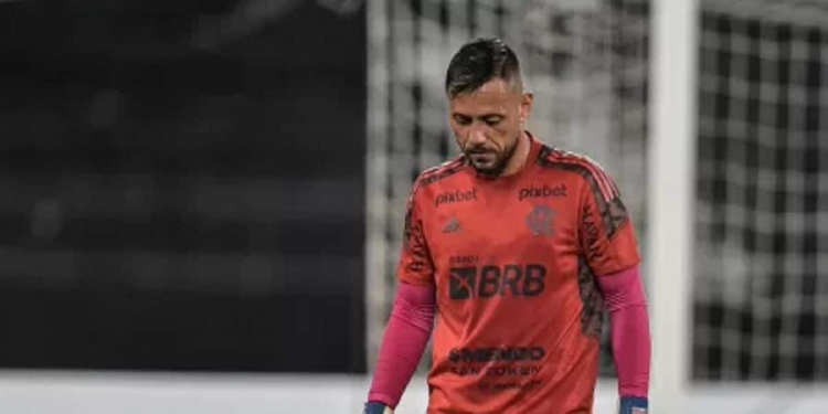 Mesmo sem jogar, Diego Alves é diagnosticado com lesão e entra pro ‘time’ de machucados no Departamento Médico do Flamengo