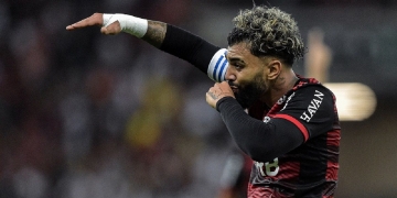 Gabi volta a provocar Atlético-MG após denúncia no STJD: ‘vão sentir a força do Flamengo no Maracanã’