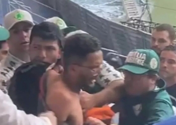 Vídeos mostram tudo: torcedor do Flamengo é cruelmente espancado por palmeirenses durante partida