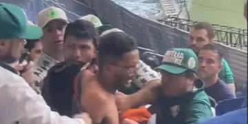 Vídeos mostram tudo: torcedor do Flamengo é cruelmente espancado por palmeirenses durante partida