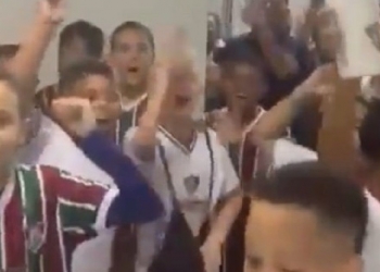 Vídeo completo: uniformizados, garotos de escolinha do Fluminense cantam música do Flamengo e sofrem dura punição por parte do Tricolor