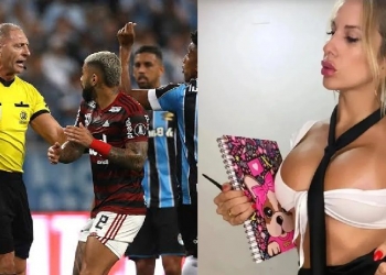 Esposa de Néstor Pitana, árbitro argentino odiado pela torcida do Flamengo, faz sucesso como musa no Onlyfans