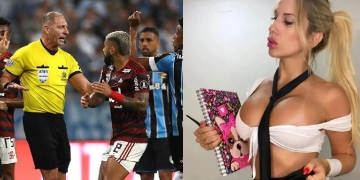 Esposa de Néstor Pitana, árbitro argentino odiado pela torcida do Flamengo, faz sucesso como musa no Onlyfans