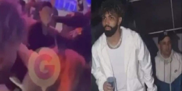 Vídeo: depois de ser expulso no Maracanã, Gabigol, do Flamengo, se envolve em confusão durante show no Rock in Rio