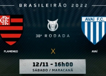 Flamengo x Avaí vai passar na Globo? Onde assistir ao vivo e de graça pela internet | 38ª rodada do Campeonato Brasileiro de 2022